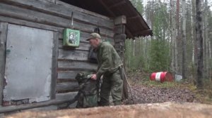 Охота и рыбалка в тайге /Капканы на куницу/ Налимы на самоловки/ Изба/ Таежный быт / Медведь, куница