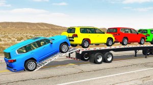 Мультики для детей. Испытания для ярких внедорожников на дорогах. Смотреть мультики для малышей.