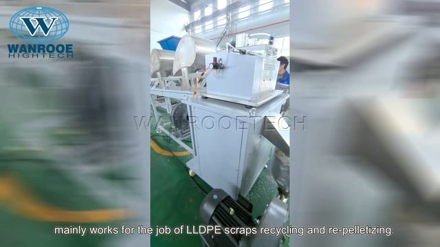 Параллельный двухшнековый гранулятор для ЛПЭНП с серводвигателем смотреть онлайн