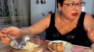 Что приготовить на ужин😉/А у меня салат с креветками за 5 минут/И сготовим и пожрем😉/Мукбанг