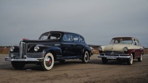 ЗИС 110 vs ГАЗ 21 1957 год. Волга «убила» ЗИС