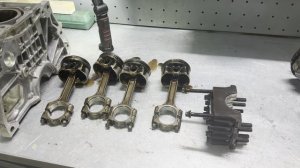 Ниссан MR20DE-MR20DD большой расход масла и убитый мотор внутри..расточка блока и полный ремонт гбц