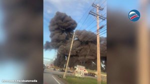 Катастрофа в аэропорту: самолёт разбился и взорвался во время взлёта в США