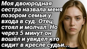Жизненные Истории/Моя двоюродная сестра назвала меня позором семьи при входе в суд, но через 5 минут
