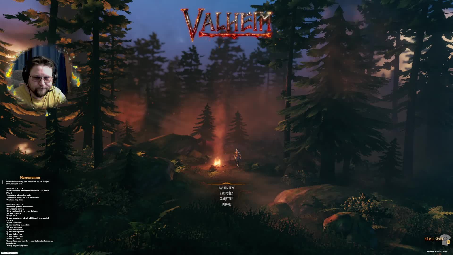 Кооперативный сервер Valheim: Сложно, без порталов, воспламенение, набеги частые смотреть онлайн