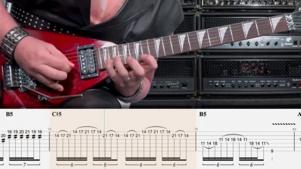 Judas Priest - Painkiller Cover (Табулатура) Guitar Tutorial TABS