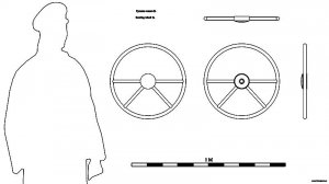 Рулевое колесо D. Чертёж. Steering-wheel D. Drawings.