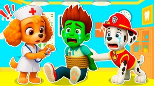 РАЙДЕР СИЛЬНО БОЛЕН! СКАЙ СТАЛА ВРАЧОМ В МАЙНКРАФТ ЩЕНЯЧИЙ ПАТРУЛЬ PAW PATROL МУЛЬТИК