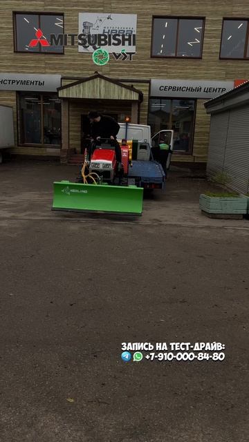 Минитрактор дизельный Mitsubishi VST MT180 полный привод за 800т.р. #трактор #минитрактор смотреть онлайн