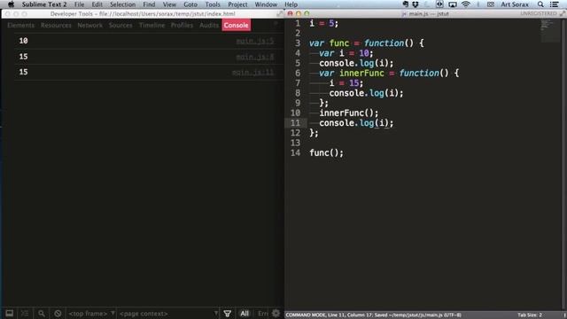 Javascript-джедай #14 - Цепочки областей видимости смотреть онлайн