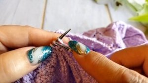 Обвязка V- образной горловины. ( видео из архива)