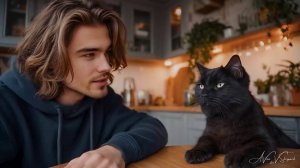 Разговор с котом (ai клип)