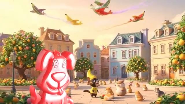 Хомячок супер-герой вместе с желейным псом Стасиком побеждают монстров смотреть онлайн