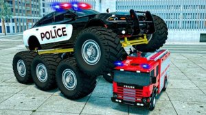 Колеса монстров сметают все на своем пути | мультфильм для детей