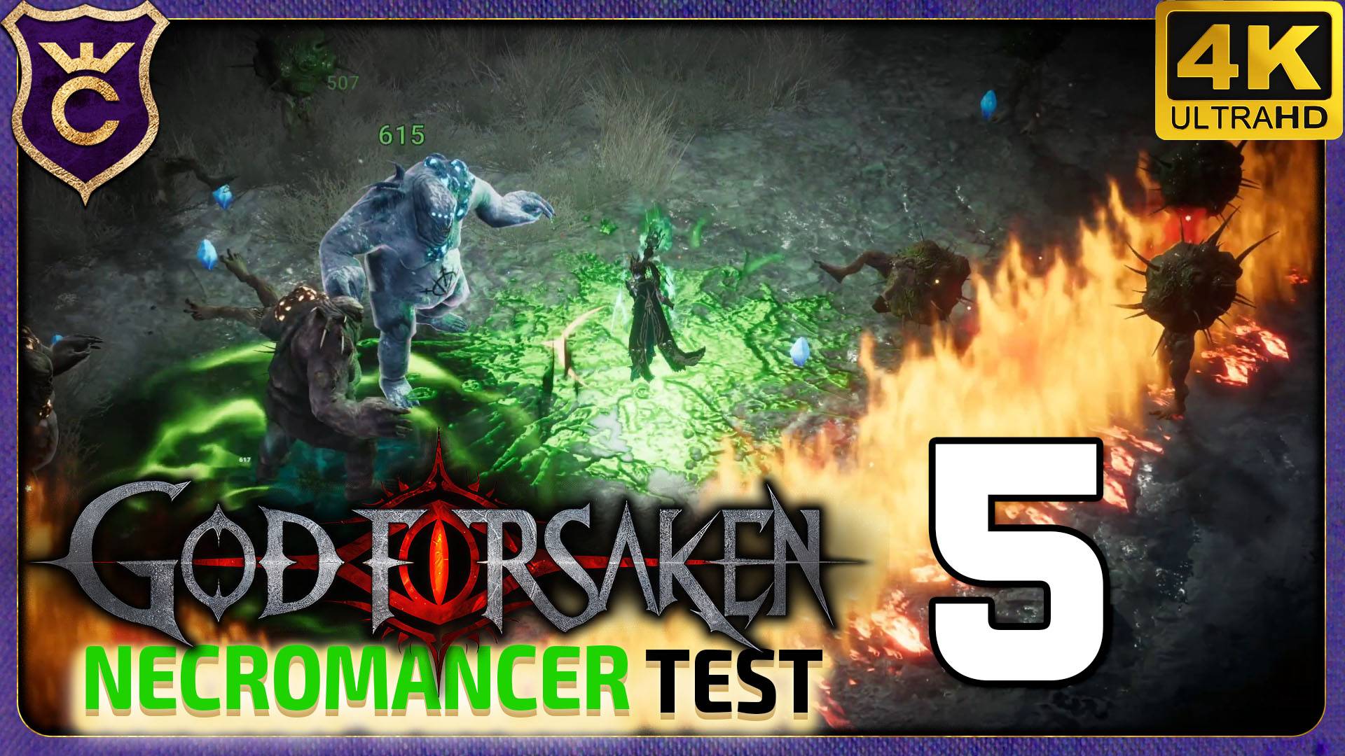 ЭТА ЛОКАЦИЯ ЗАМОРОЗИЛА МЕНЯ! 5 GOD FORSAKEN Necromancer test смотреть онлайн