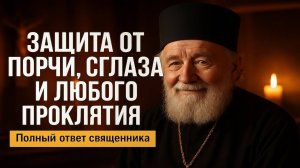 ЗАЩИТА ОТ ПОРЧИ СГЛАЗА И ЛЮБОГО ПРОКЛЯТИЯ Полныи ответ священника
