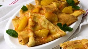 Креп Сюзетт — французские тонкие блинчики