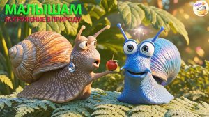 Мультик: "Улитки на пруду"