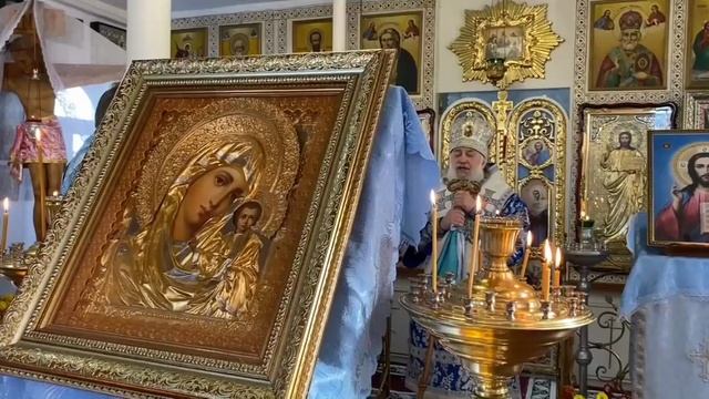 Казанская икона Божией Матери. ст. Отрадная РПАЦ 04.11.2025 г смотреть онлайн