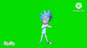 Фальшивый Рик бежит футаж (он будет догонять)