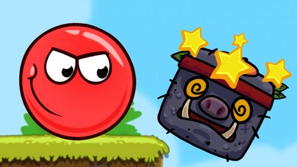 Новый КРАСНЫЙ ШАРИК против банды ЧЕРНЫХ КВАДРАТОВ ЧАСТЬ#3 игра Red Ball на канале Мистер Игрушкин