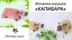 БЕСПЛАТНЫЙ мастер-класс: мочалка-игрушка «КАПИБАРА»