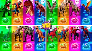 Динозавры МЕГАМИКС 209-212 уровни - Мультики про Динозавров | МУЛЬТФИЛЬМЫ ДИНОЗАВРЫ в Tiles Hop