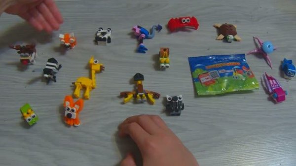 Распаковка пакетиков Магнит зверятыши коллекция, магнит акция, как собрать зверятышей из магнита