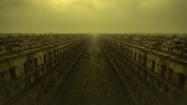 DOOMED SYMMETRY | Dark Dystopian Ambient | Alien World Soundscape | Dystopian Ambience