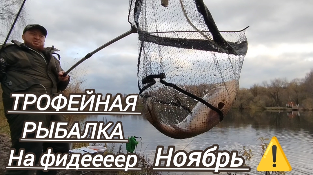 ТРОФЕЙНАЯ ЛОВЛЯ КАРПА КАРАСЯ В НОЯБРЕ НА ФИДЕР смотреть онлайн