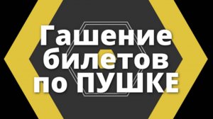 Гашение билетов по Пушкинской карте