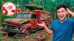 Оживляем ЗАБРОШЕННЫЙ Грузовик COCA-COLA в ЛЕСУ! Он стоял там 30 ЛЕТ!