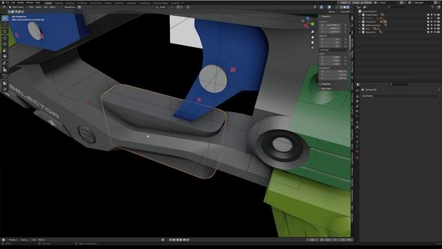 Hard Surface in Blender part 2.4 смотреть онлайн