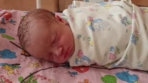 День 1. Аня спит (вес-3140,рост-50)