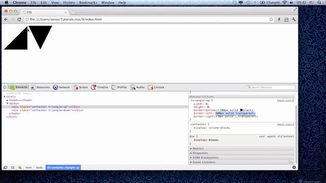 Уроки по CSS:CSS3. Часть 9. Треугольники смотреть онлайн