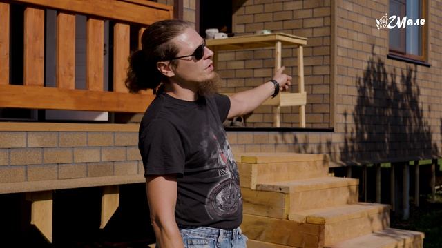 Каркасный дом "Регул" 11*11 - обзор дома снаружи от Якова