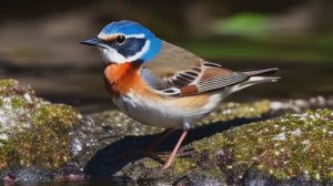 Звуки природы. Птицы.  Пение птицы Варакушка у реки