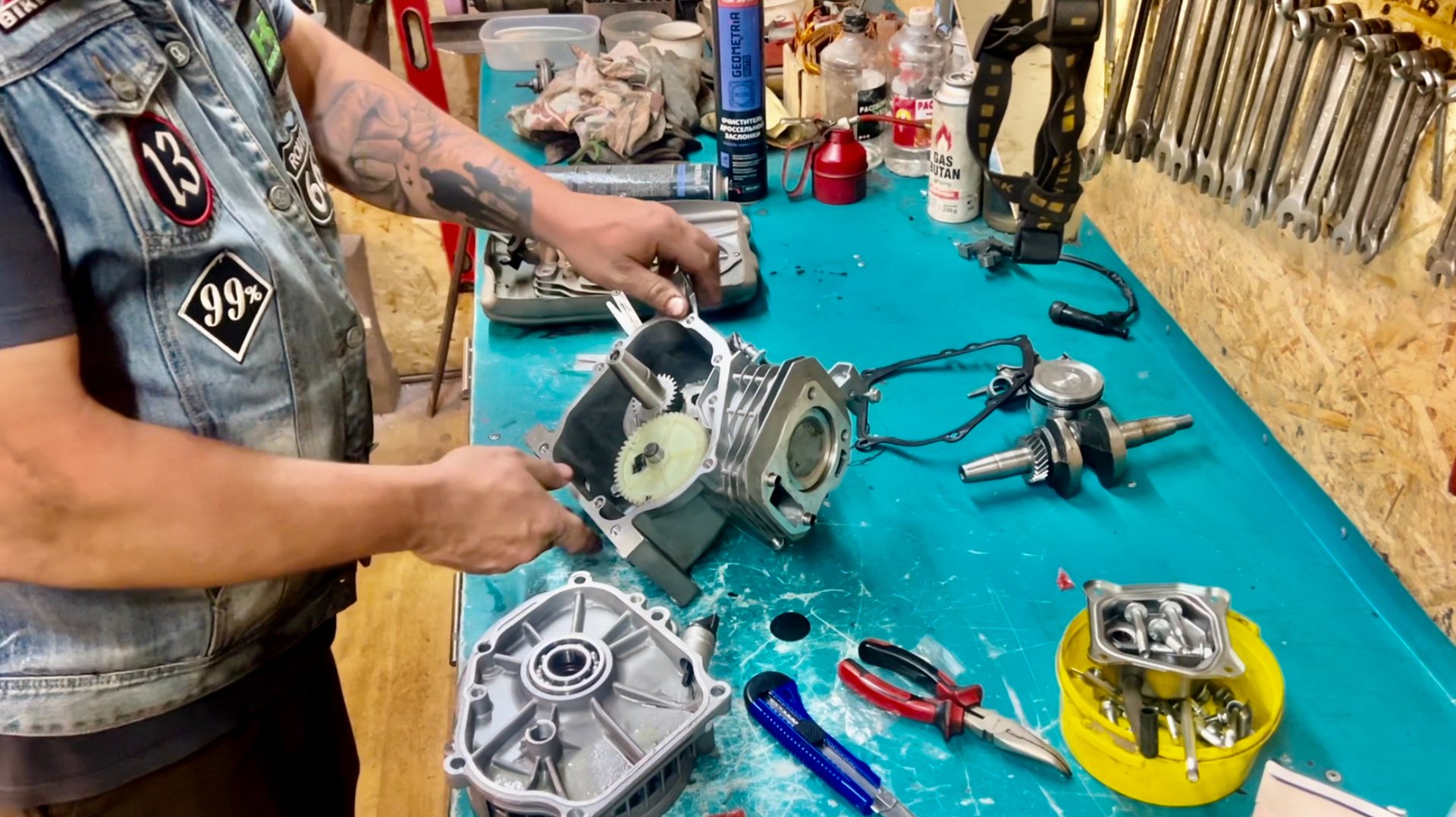 Замена колпачков М52. Сборка «ДЫРЧИКА» Наконец то он затарахтел! смотреть онлайн