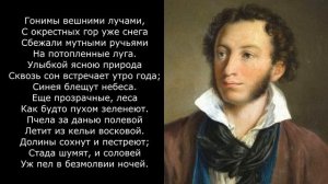 Песня 2025. Гонимы вешними лучами (Евгений Онегин) - А. С. Пушкин