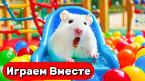 УМНЫЙ ХОМЯК ВЫБИРАЕТСЯ ИЗ ОГРОМНОГО ЛАБИРИНТА С ЛОВУШКАМИ И МОНСТРАМИ 🐹 ВИДЕО ПРО ХОМЯКА ДЕТЯМ