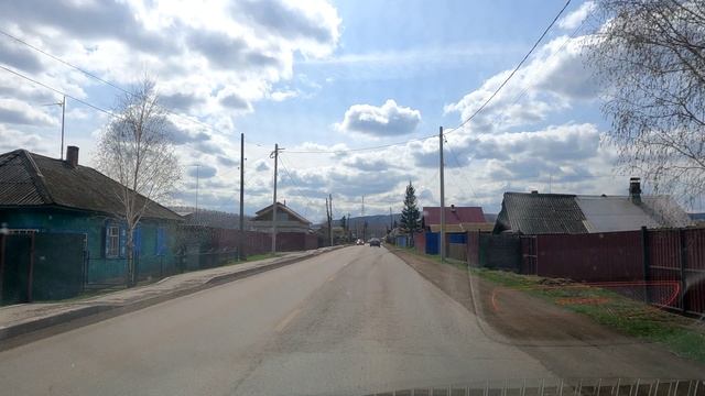 дорога через село Зыково, Красноярский край смотреть онлайн