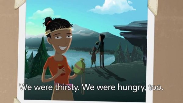 Was/ were story. Past Simple for kids