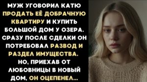 ИСТОРИЯ ИЗ ЖИЗНИ/Муж уговорил меня продать свою квартиру и купить дом у озера