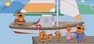 Три Кота Мультфильм Путешествие по миру