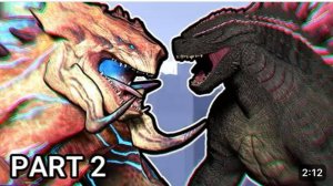 Годзилла vs  Мега Кайдзю часть 2 (перезалив с Ютуба)