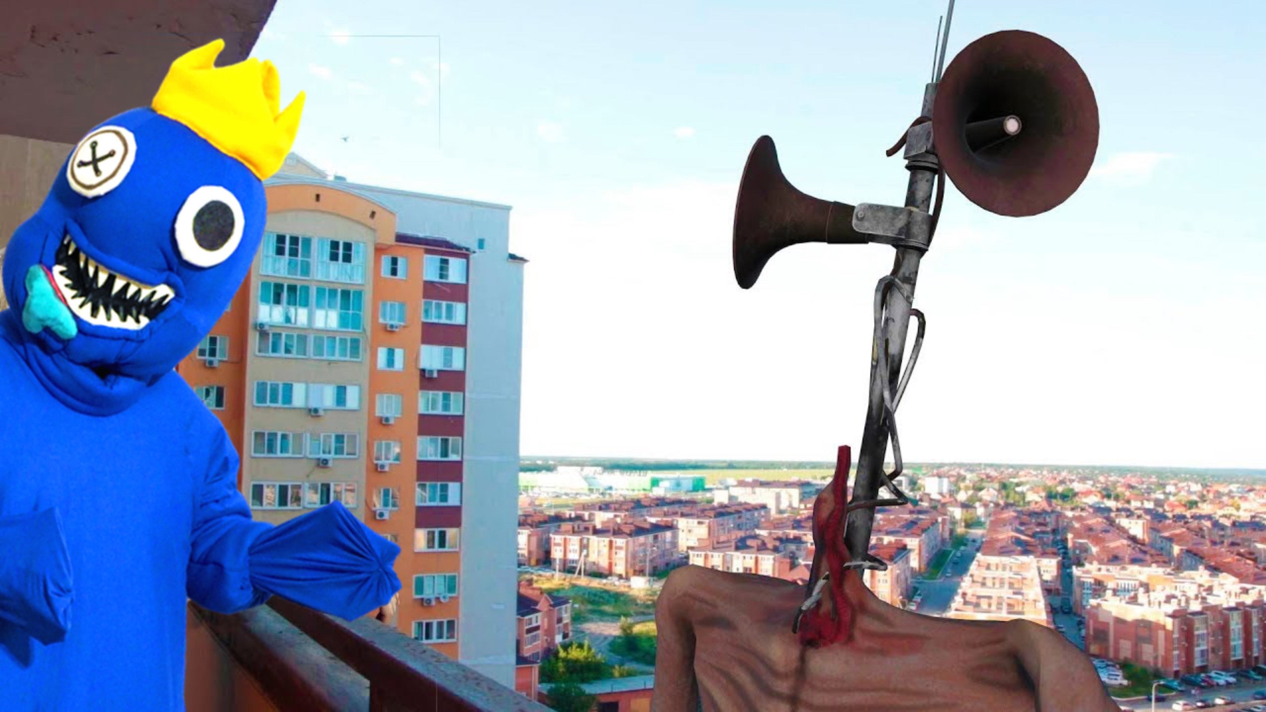 РАДУЖНЫЙ друг СИНИЙ из РОБЛОКС спас нас СИРЕНОГОЛОВОГО смотреть онлайн