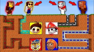 ЧТО НАХОДИТСЯ В СЕКРЕТ ЛАБИРИНТЕ РАЙДЕР ГОНЩИК ЩЕНЯЧИЙ ПАТРУЛЬ ICE SCREAM ПОРТАЛ ИСПЫТАНИЯ МАЙНКРАФ