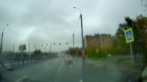 Движение на автомобиле от СНТ «Лесные Зори» в Тюмень на Логунова, Геологоразведчиков и на Киевскую