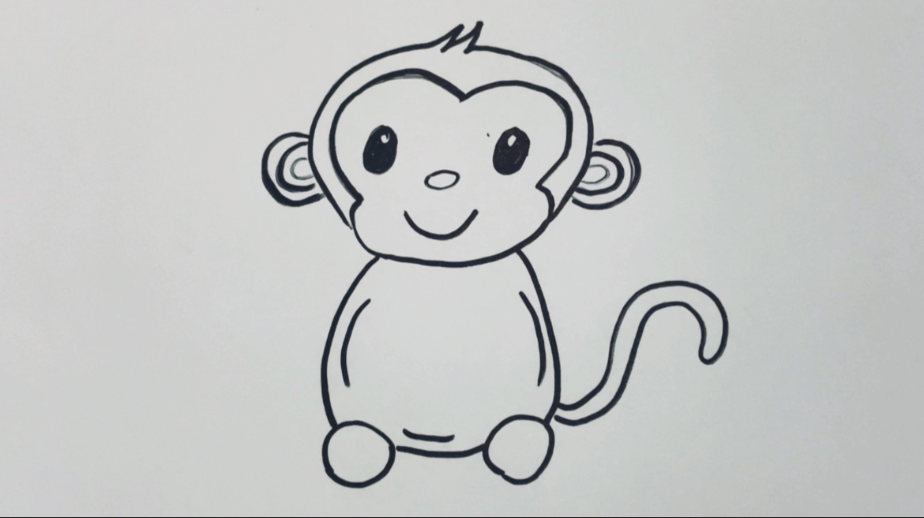 Обезьянка. Рисуем Вместе. смотреть онлайн