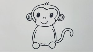 Обезьянка. Рисуем Вместе.